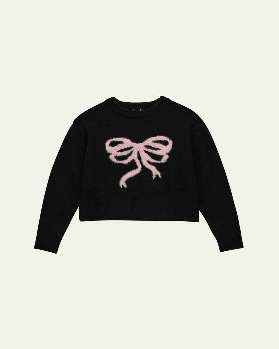 Girl's Tween Maggie Intarsia-Knit Sweater, Size S-X